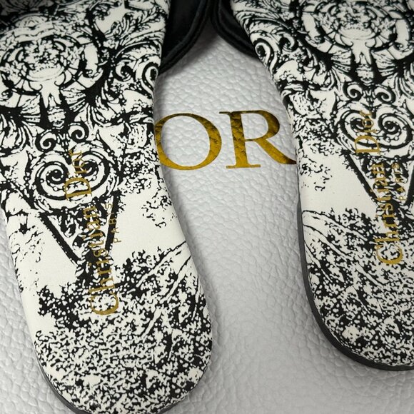 Dior Black and White Slides - Picture 4 of 5